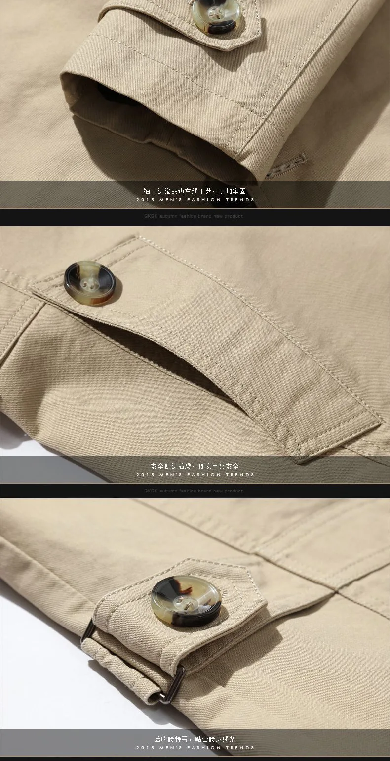 2023 Men Long Sleeve Trench Coat Jacket, Suitable For Men'S Fashion Casual Winter Men Coat