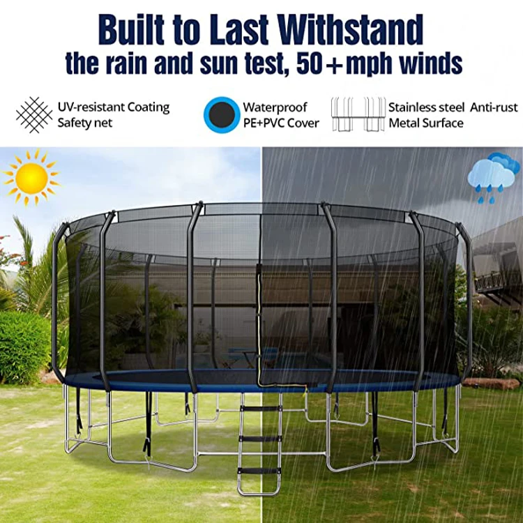 Big Professional Round Commercial In Ground Adult Sports Trampoline
