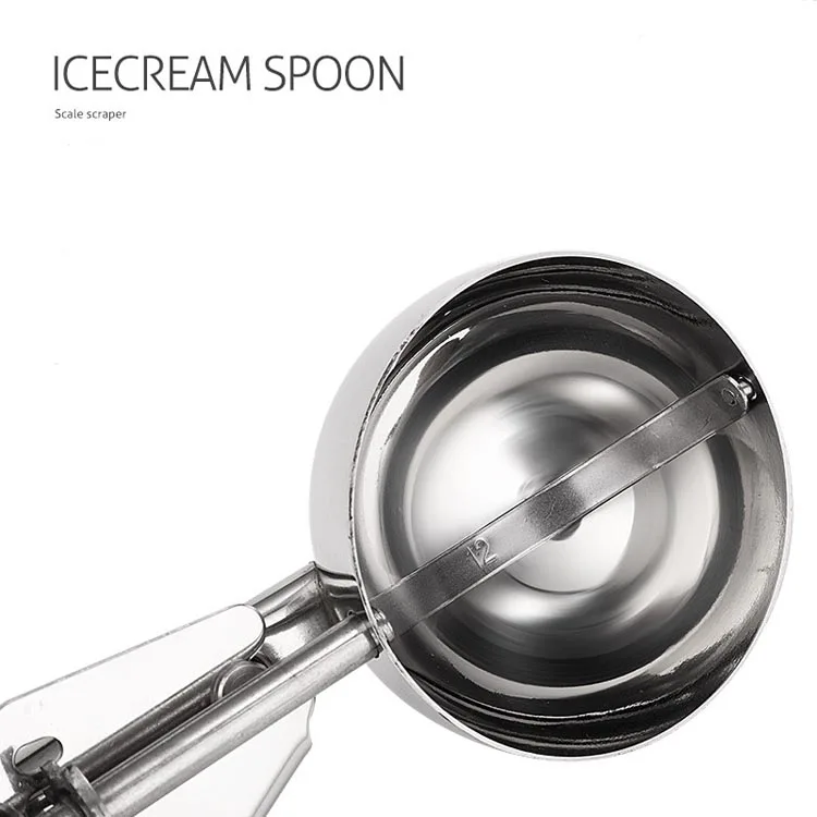 Ice Cream Scoop Set - Small/1.5 Tablespoon, Medium/2.8 Tablespoon