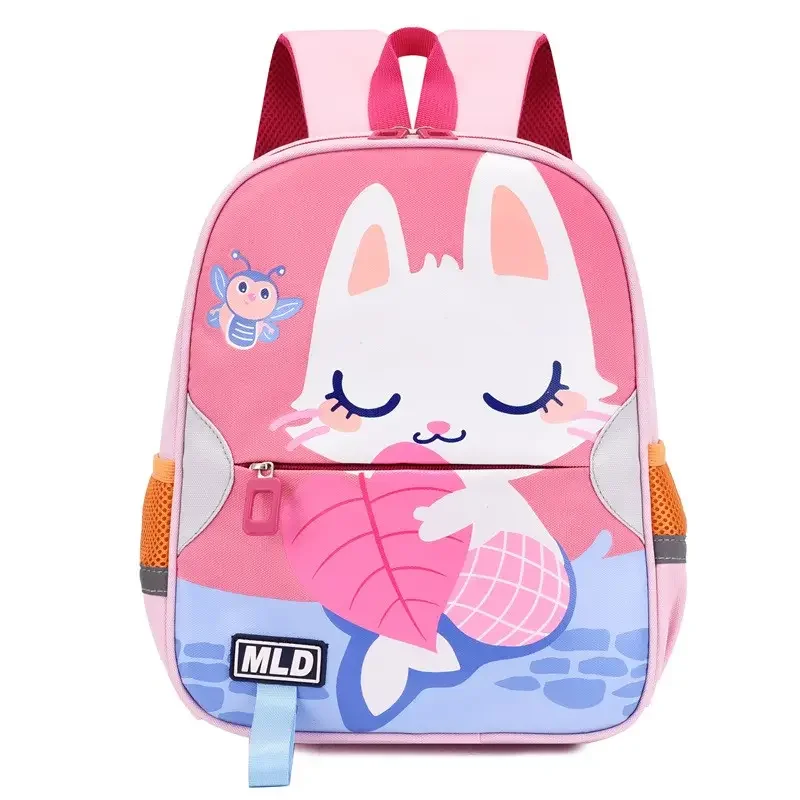 Hot Selling Cartoon Baby Crocodile Print Kids Backpack Waterproof Breathable Travel Bag