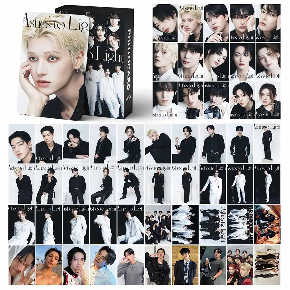 55Pcs/Set Kpop ATEEZ Ashes to Light Japan Album Concept Photocard