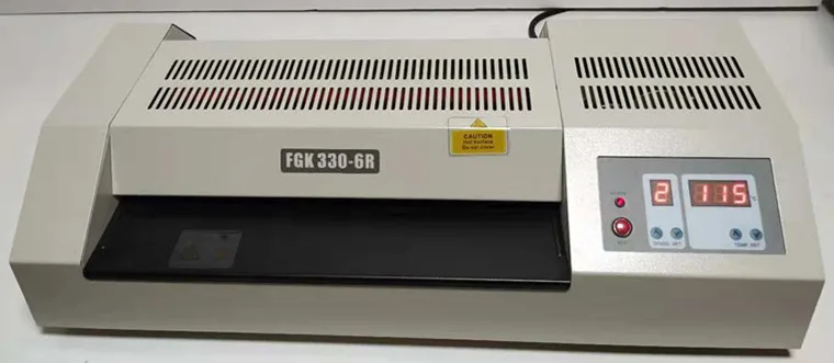 High Quality Metal Body 6 Rollers Pouch Laminator with Speed Adjustable A2 17.7inches Laminator Industrial Laminating Machine