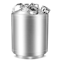 Portable SS 6L/10L/19L Cornelius Draft Beer Keg Tap Cooler Dispenser with 2 Sankey A/G/D/S Keg Couplers