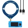 Bleu foncé + antenne boucle + câble USB