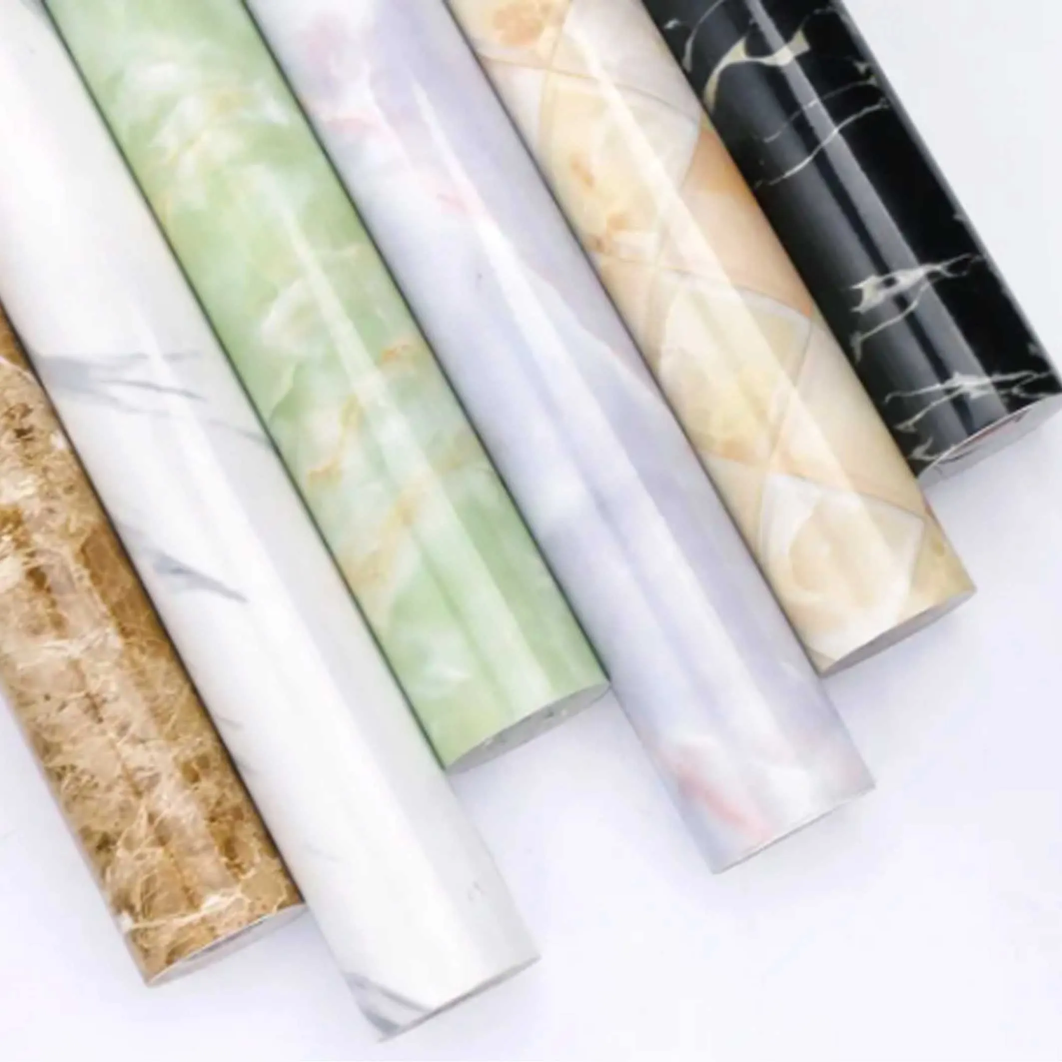 Доказанное качество мраморный узор гладкая поверхность пленка из ПВХ самоклеющаяся в стиле гранита виниловая фольга лист для рабочего стола