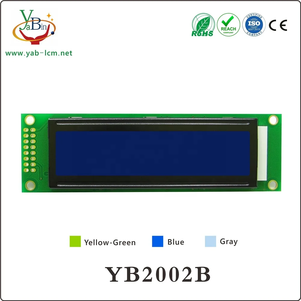 Alphanumeric 2002 Stn Character 20X2 Lcd Display