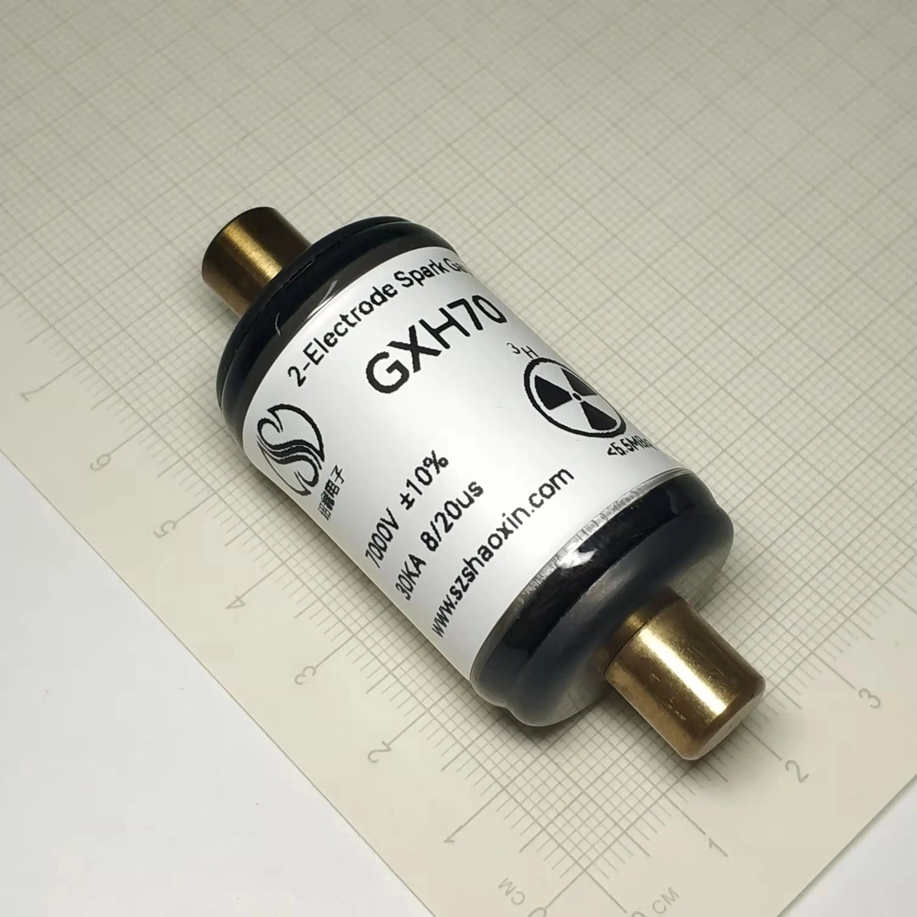 2electrode Spark Gaps High Current Discharge Tube 5000v To 12000v High