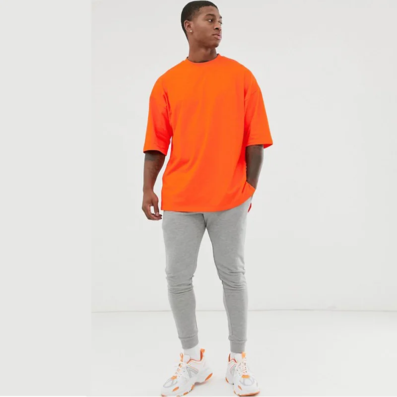 Custom High Quality Men Oversized Drop Shoulder T Shirt Tee