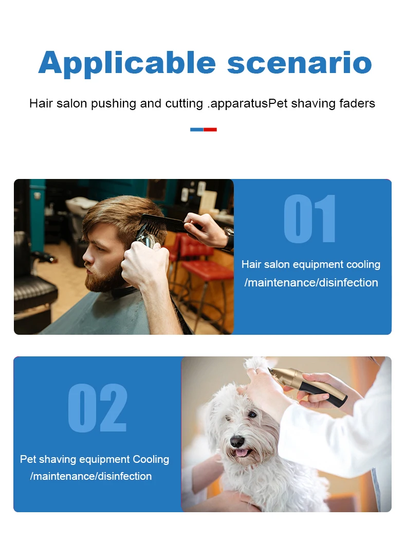 5 In 1 Hair Clipper Blade Cooling Spray For Professional Hair Trimmer