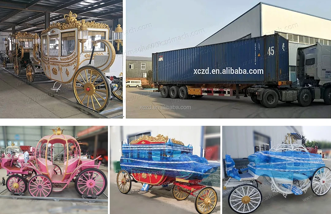 Outdoor Horse Carriage/park Sightseeing Horse Carriage/princess ...