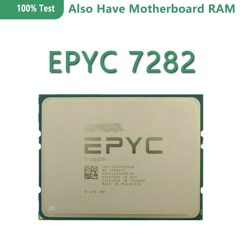 m*i様 EPYC 7282 16C 中古動作品 EPYC 7282 CPU 2.8GHz 16C/32T 64M Cache 120W DDR4-2666V