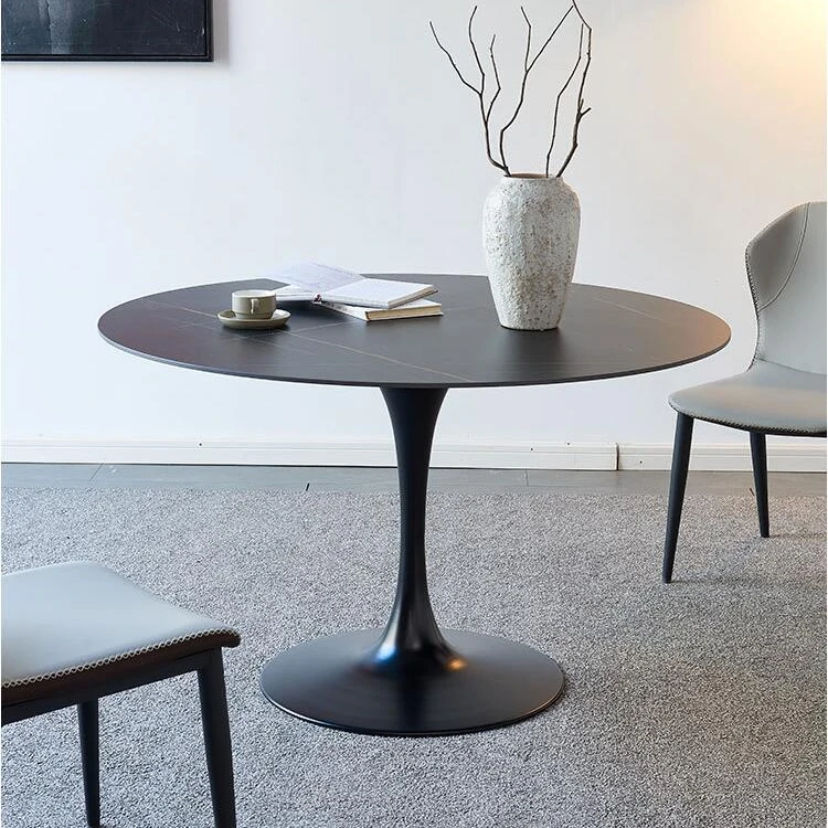 Modern Italian Commercial Office Reception Coffee Table White Round