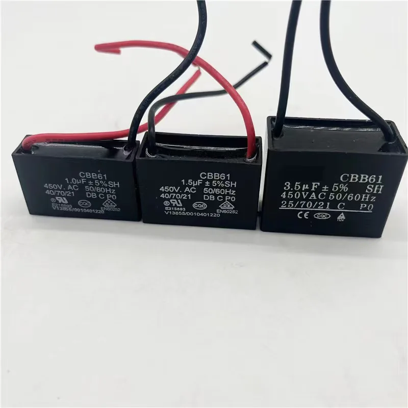 Bm Cbb61 Motor Capacitor Sk Ceiling Fan Capacitor 450v2.3uf 3.5uf 4.0uf ...