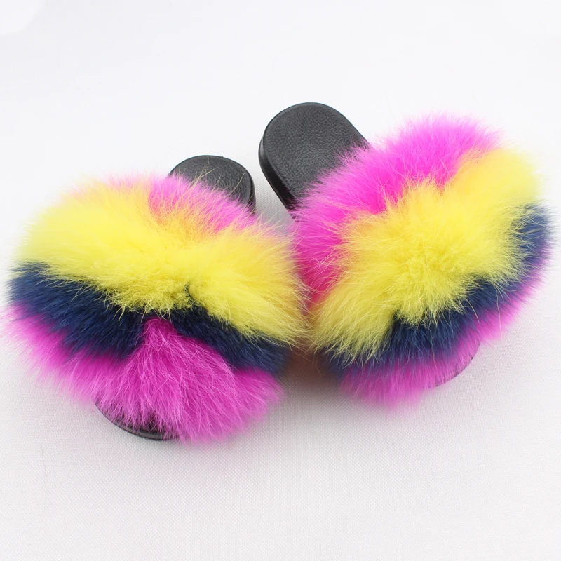 kid fur slides wholesale