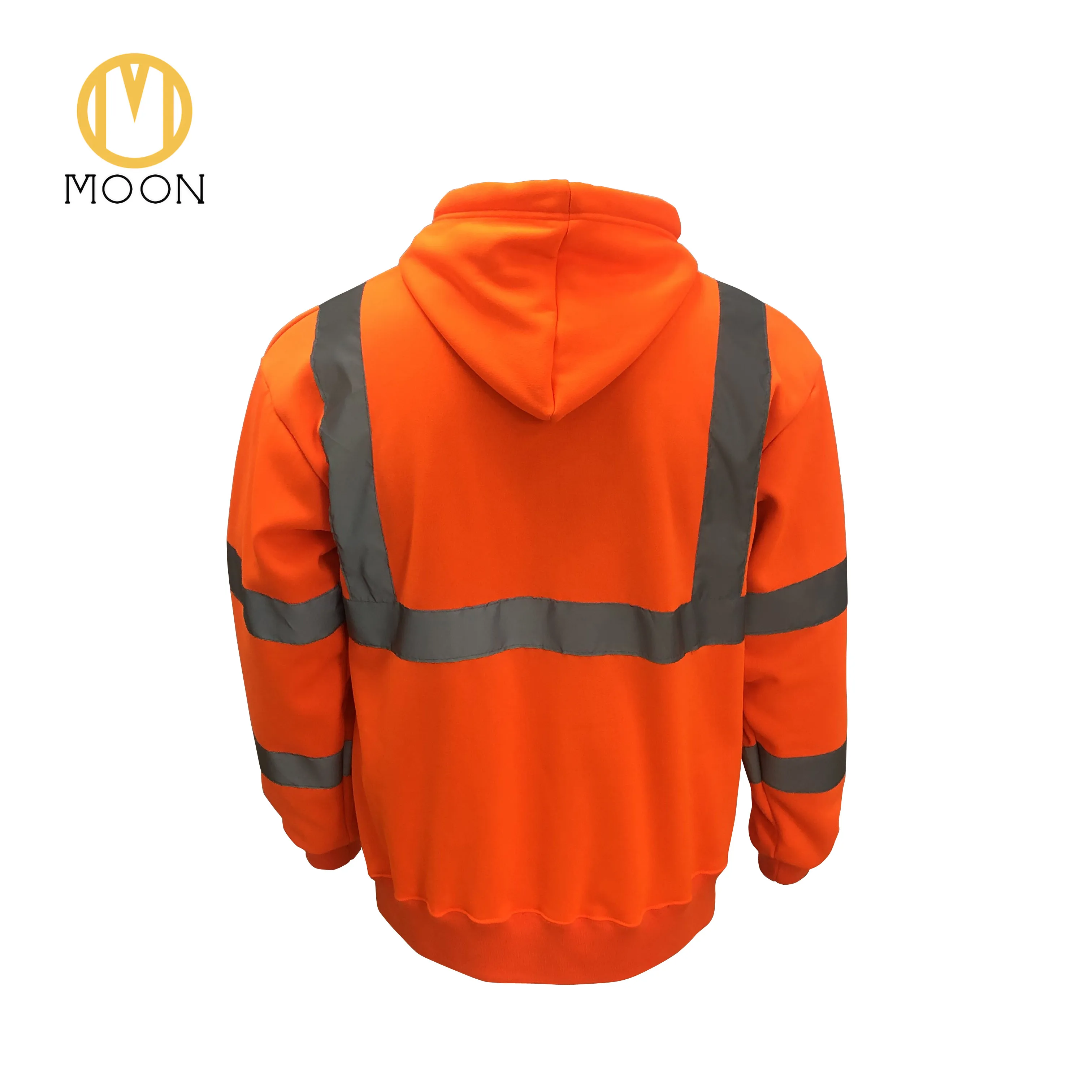 High Visibility Safety Mens Vest Jacket Print Logo Construction