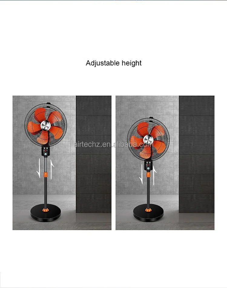 High End 360 Floor Stand Remote Control Double Face Plastic Fan for Home Outdoor air Circulation