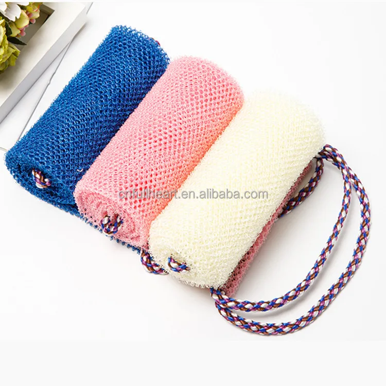 Hot Sell African Bath Nylon Net Sponge Ghana Sponge Exfoliating Net ...