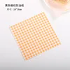 100 feuilles de papier sulfurisé à carreaux jaunes