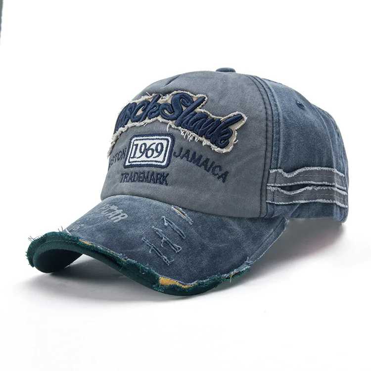 Custom Vintage Distressed Baseball Cap Dad Hat