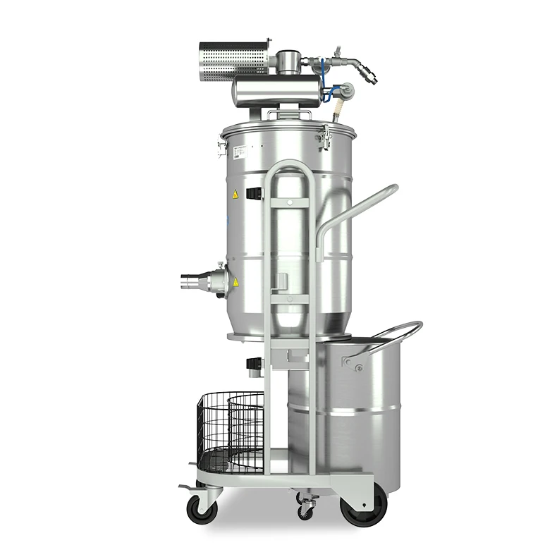 TOP TEX1 Series ATEX Approved High Class Industrial Pneumatic Vacuum Cleaner for Zone 1 Zone 21