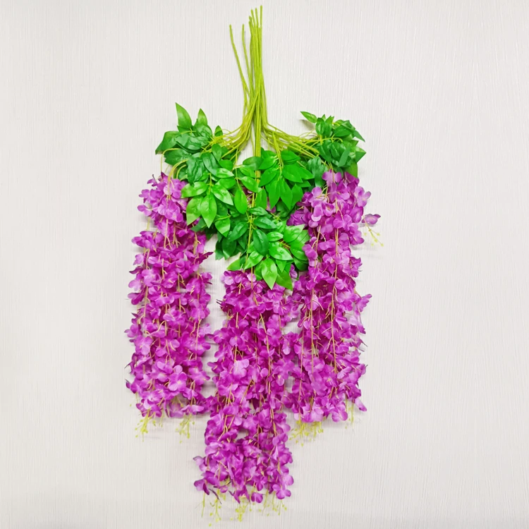 Wholesale Multicolor Wisteria Silk Flower Wholesale Hanging Flower
