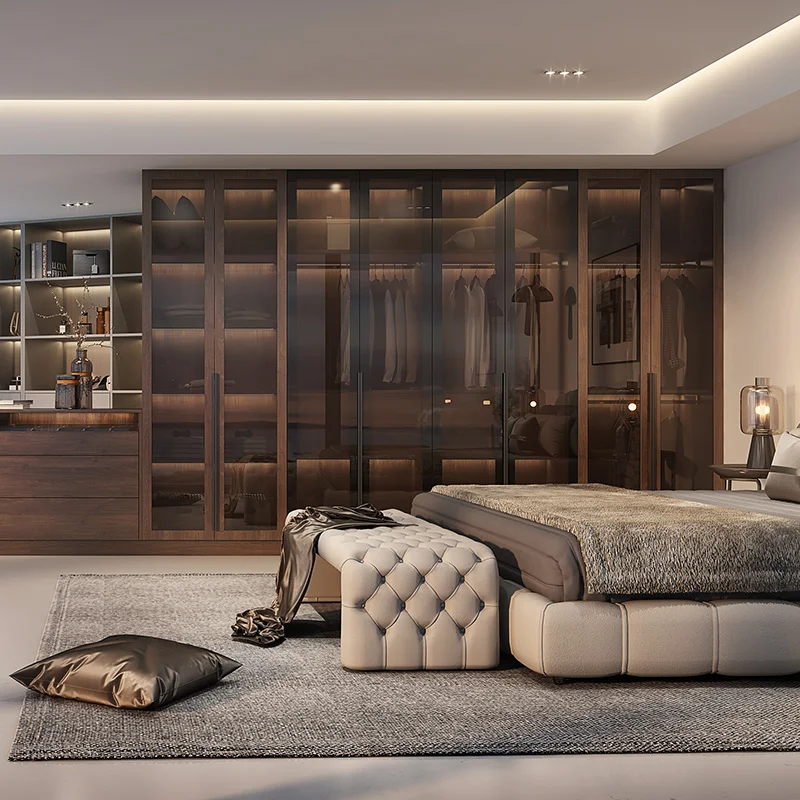 Prodeco Bedroom Furniture Modern Design Wooden Bedroom Wardrobe Walk In