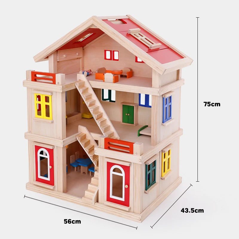 Onshine wooden on sale doll house