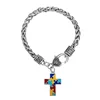 Bracelet cross  silver