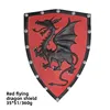 Escudo de dragón rojo