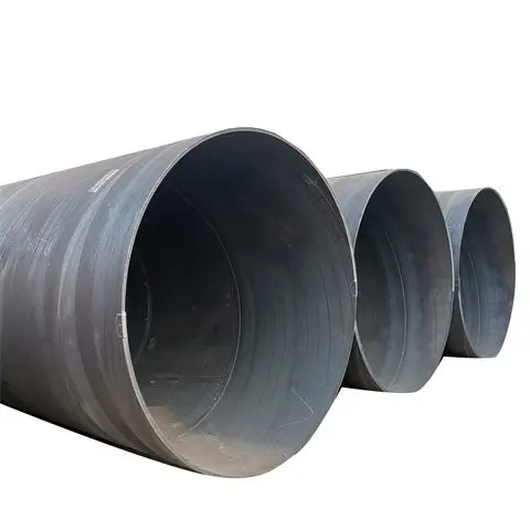 Tubo de aço espiral Api 5L Astm A252 Ssaw Tubo de liga soldada de carbono Pipeline de aço com estrutura de grande diâmetro