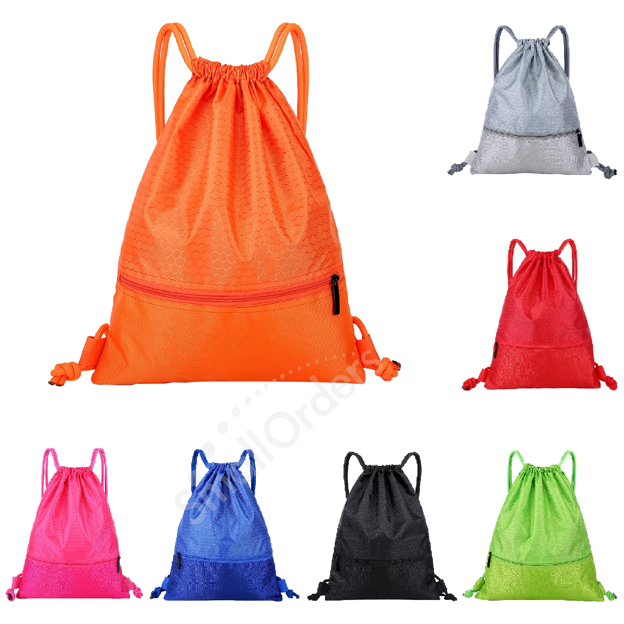 Branded promotional drawstring backpacks cinch bag