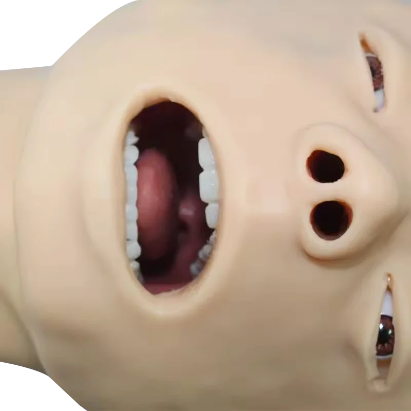 ADA-J50 Trachea Intubation Training Model With Alarm Device Airway School Teaching Manikin Neonate Infant Trachea Mode