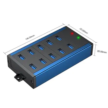 Wholesale Multi 10 Ports USB HUB Splitter Charging Station for Phone Tablets Charging Station