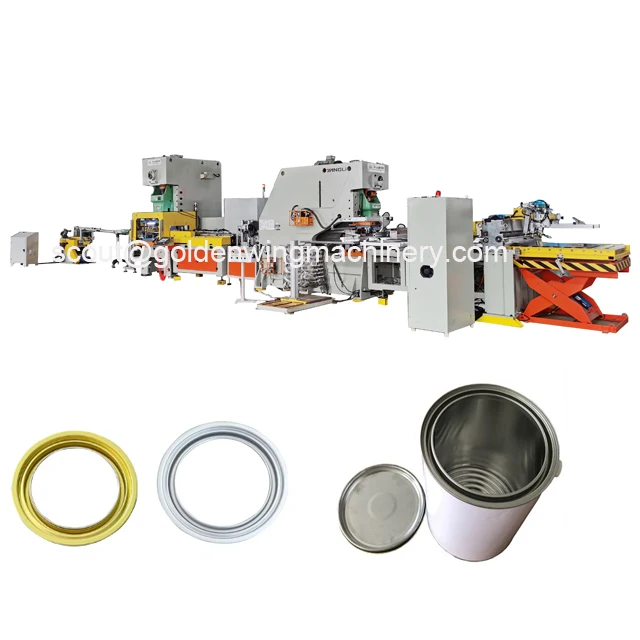 Good Price Automatic Metal Ring Making Chemical Pails Making Production Line