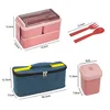 Conjunto rosa (bolsa azul)