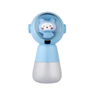 Cartoon Cute Design Rechargeable Automatic Foam Soap Dispenser with Type-C Power Jack 320ml Capacity for Kids Household Use