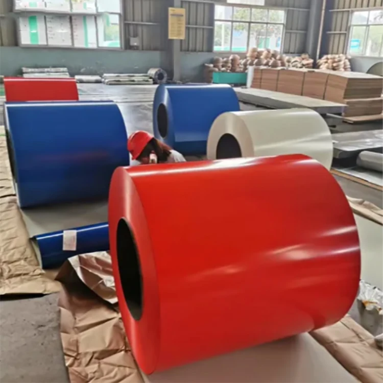 PPGI PPGL Galvanized steel coil colorful steel coil pre-painted steel coils factory