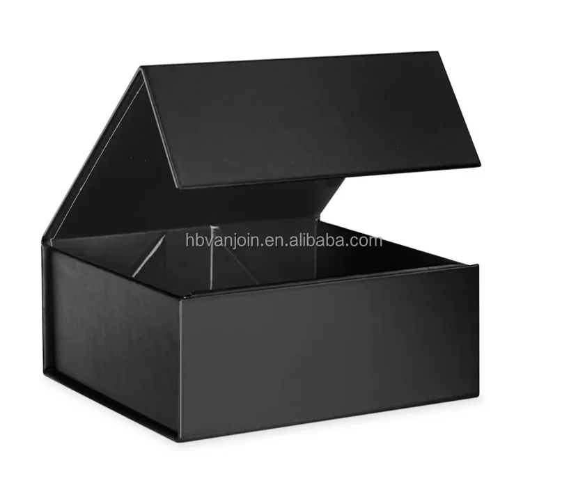 Luxury Fold Packaging Boxes Fancy Carton Dark Blue Paper Gift Box for ...