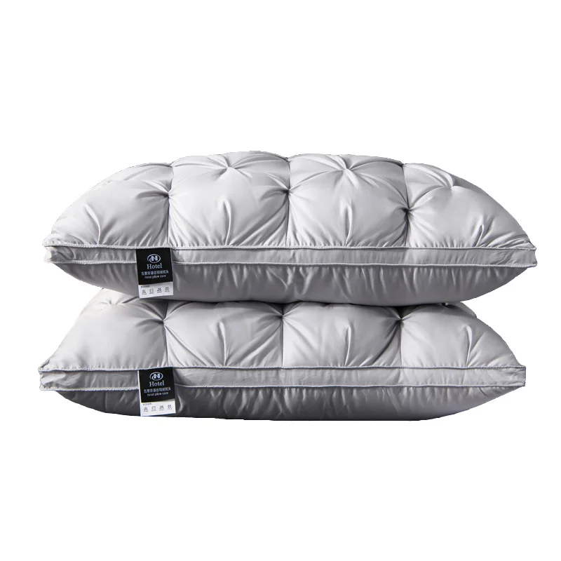 Luxury Natural Feather and Goose down Pillows Anti Dust Mite