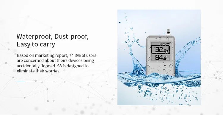 Bluetooth Temperature Data Logger Cold Chain Temperature and Humidity Sensor