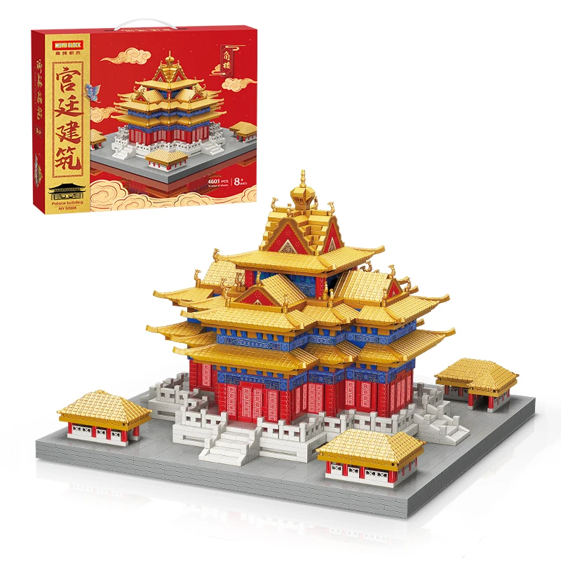 My Moc World Famous Building Eiffel Tower the Great Wall Decoration Building Block Brick Plastic Toy Gift for Kids Adult