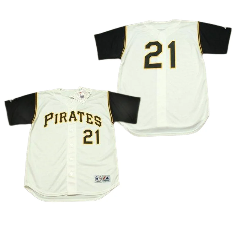 Dock Ellis Pittsburgh Pirates Men's Black Backer Long Sleeve T-Shirt 