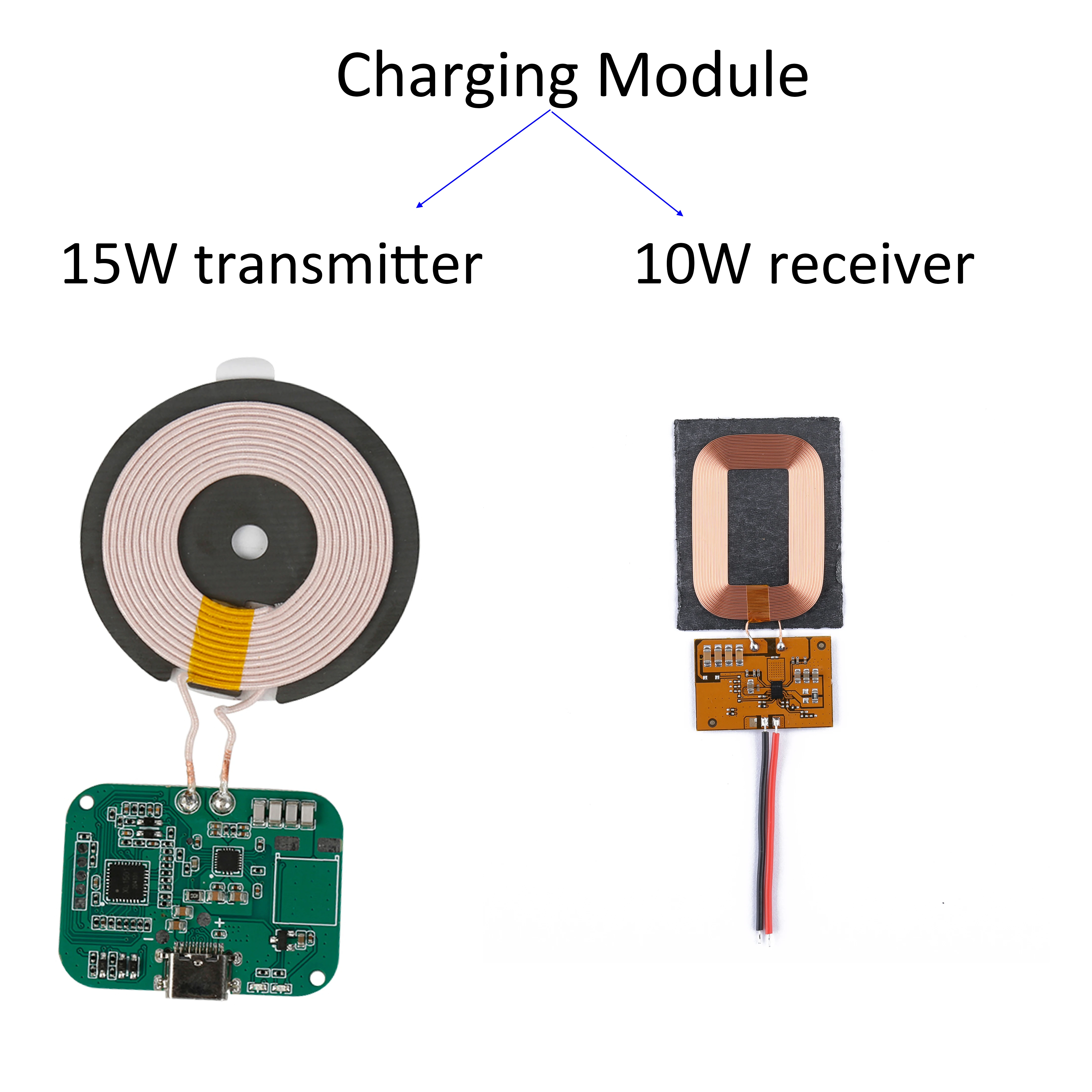 Modulo Di Caricabatteria Wireless Veloce Da 15 W, Bobina Del Circuito Del Trasmettitore~p138433359 - Foto 3