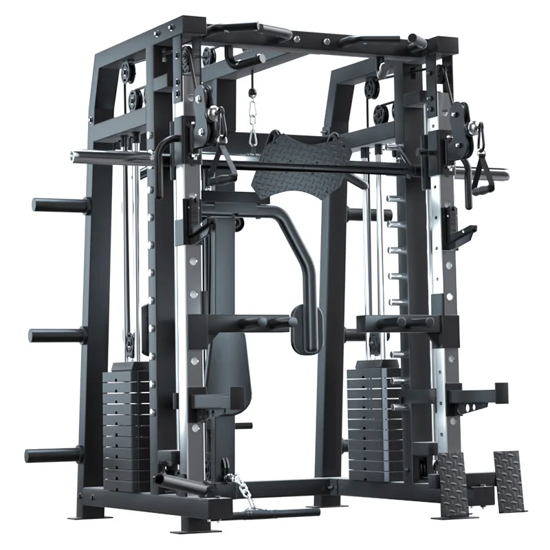 gym equipment commercial gym accessories Multi Functional 3D smith machine squat rack supplier