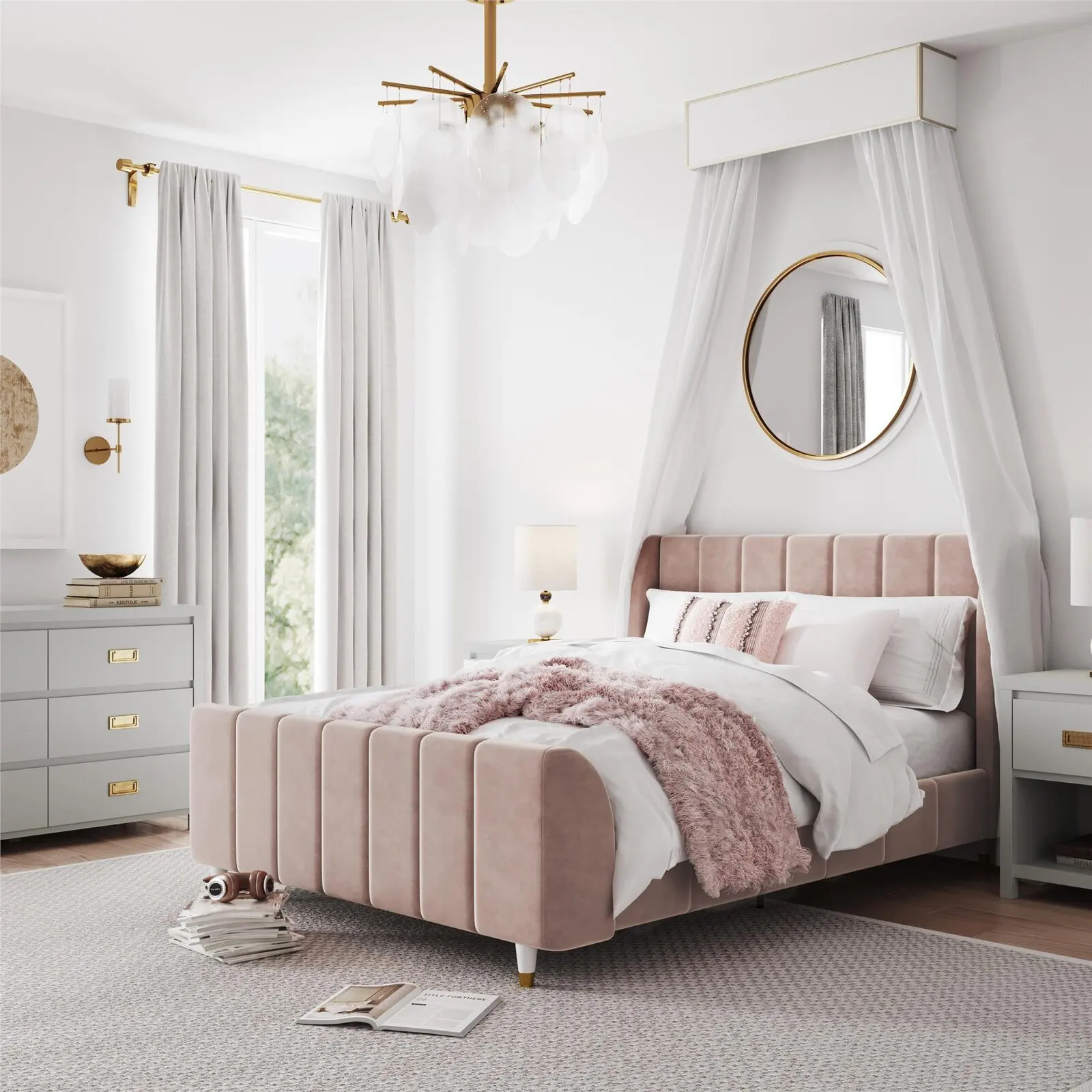 Kainice Custom Modern Single & Twin Size Double Bed Pretty Cute Linen for Children's Room Furniture Sale on Box Bed Designs
