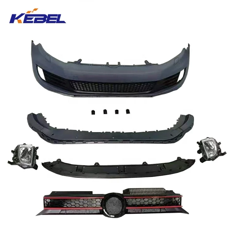 Wholesale Price Car Body Kits Plastic Auto Front Bumper Kit Auto Parts Car Bumpers Front for VW Golf 7 R