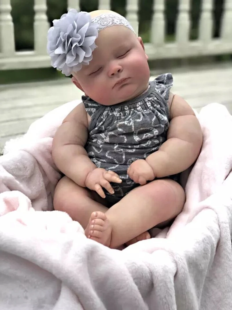 Npk 60cm Huge Baby Already Painted Doll Sleeping Joseph Lifelike Soft Touch  3d Skin With Visible Veins Collectible Art Doll - Buy Liftlike Reborn Baby 