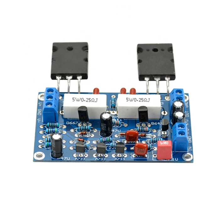 100w 2sc5200+2sa1943 Audio Amplifier Board Mono Channel Hifi Power Dual ...