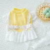 encaje amarillo