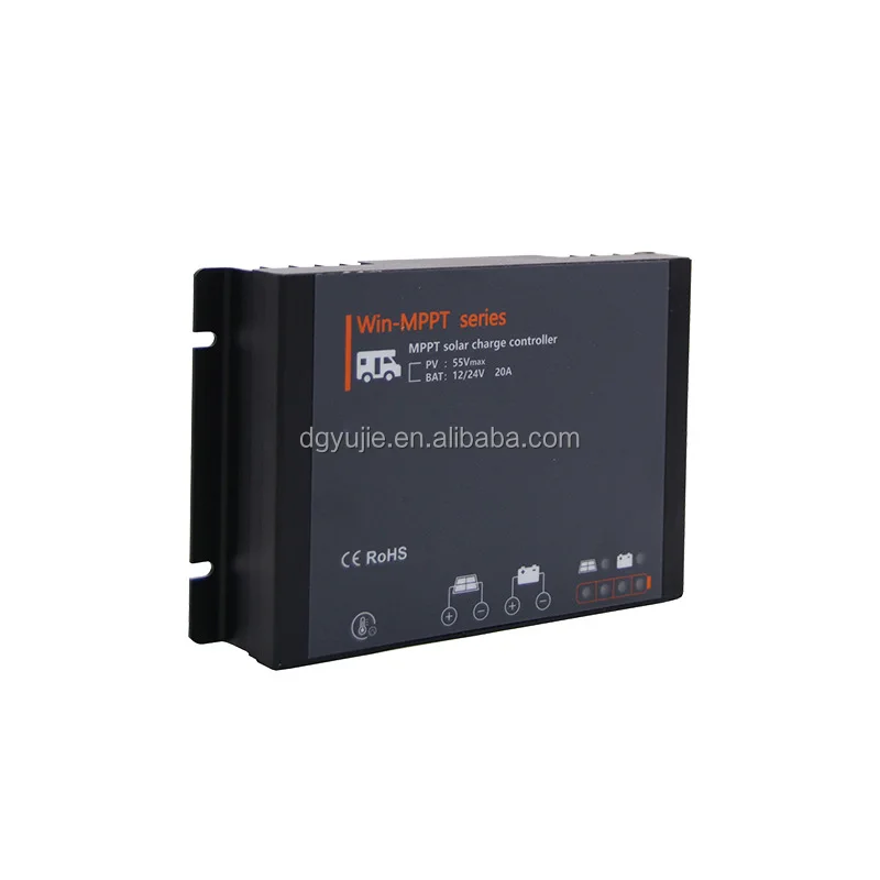MPPT 12V/24V Solar Charge Controller - 260/520W Efficiency